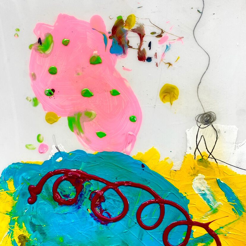 Ulrich Langenbach, o.T., 2025, mixed media